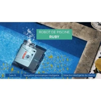 Robot de piscine - Bestway - Ruby - Autonome - nettoyage fond et parois - 8x4 m max(m-4)