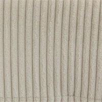 HOMCOM Pack de 4 Sillas de Comedor Respaldo Alto Tapizadas en Pana Asiento Acolchado Patas de Madera 44x56x90 cm Beige(m-11)