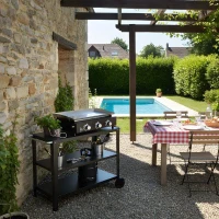 Plancha a gaz - Cookingbox - Cuenca - 3 brûleurs - Surface de cuisson : 61 x 35 cm - Cuve en acier(m-2)