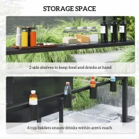 Pawilon grillowy 250x160x250 cm, wodoodporny, UV-ochrona(m-5)