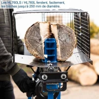 Fendeur de bûches électrique horizontal HL760LS  7T 2200W - SCHEPPACH - 52cm Ø 25 cm - avec support(m-3)