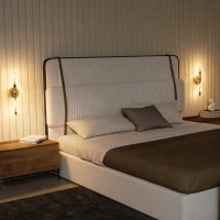 HOMCOM Led Wall Lamp 2 Pack, 13W Modern Indoor Spiral Wall Light, Colour Temperature Adjustable 3000K/4000K/6500K, for Bedroom, Living Room, Hallway, Stairs, Gold Tone(m-2)