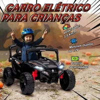 AIYAPLAY Carro Elétrico para Crianças 12V com 2 Motores Suspensão Traseira Faróis e Música 88x57,5x55,5 cm Preto(m-4)
