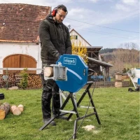 Scie a bûches Scheppach HS410 - lame Ø 405mm - 2200W - garantie 5 ans(m-4)