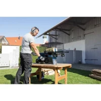 Fendeur de bûches électrique horizontal HL460 - 4T 1500W SCHEPPACH - Noir et bleu - 37 cm  Ø 25 cm(m-2)