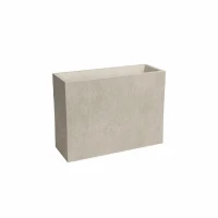 ARTEVASI Jardiniere haute - SYDNEY - Plastique - Creme - 80 cm - 50 L - Dimensions: 79.5x295x68 cm(m-1)