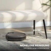 HOMCOM 2-Sitzer-Sofa, moderne Polstercouch mit Metall- und Holzrahmen, samtartiger Stoffbezug, Beige(m-7)