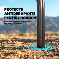 Outsunny măsuțe pentru plajă ușoare mobilier de camping bucătărie plastic pop pliabil pentru banchete(m-8)