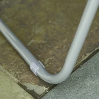 Outsunny 2 x klapstoel ligstoel ligbank relaxstoel tuinstoel ligmeubel bekleding(m-11)