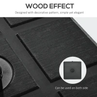 Outsunny Stojak na parasol do 40 kg, z uchwytem, stabilny(m-7)