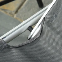 Ligstoel aluminium ligstoel met hoofdkussen relax ligstoel 5-voudig verstelbaar inklapbaar(m-10)