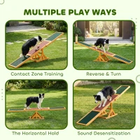 PawHut Pet Obedience Training Seesaw For Dog Agility(m-17)