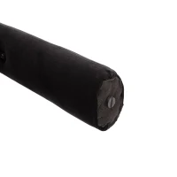 Set 2 sedie da pranzo in tessuto effetto velluto con imbottitura, 64x50.5x71 cm, Nero(m-9)