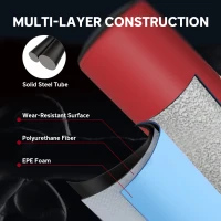 SPORTNOW Worek bokserski wolnostojący 135 cm stojący worek 10 przyssawek i amortyzacja dla dorosłych i młodzieży(m-5)