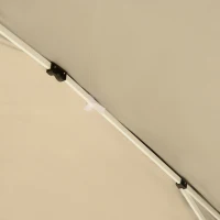 Outsunny składana szopa ogrodowa 3 x 3 x 2,55 m, czarna(m-8)