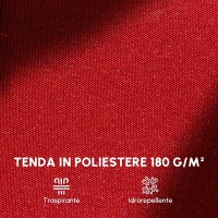 Outsunny Ombrellone da Giardino XXL 4,6L x 2,7l x 2,4H cm con Base a Croce, Apertura e Chiusura con Manovella, Acciaio e Poliestere ad Alta Densità, Rosso Bordeaux(m-8)