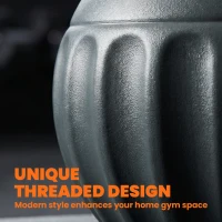 SPORTNOW Kettlebell for Strength Training Kettle Bell with Non-Slip Handle 10 kg Grey(m-5)