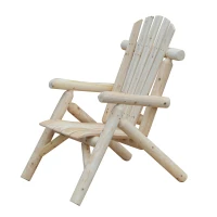 Fauteuil de jardin bois naturel(m-7)