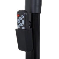 HOMCOM Tapis roulant elettrico con schermo LCD per camminata, con 370 W pieghevole e telecomando, velocità 1-6 km/h, Nero(m-5)