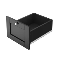 Versatile Kitchen Island with 3 Drawers and 2-Door Cabinet, Space-Saving Rolling Trolley with Foldable Worktop, 135L x 70W x 90H cm, Black(m-10)