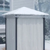 Outsunny 2 x 2 (m) Gazebo Protective Cover, Waterproof Cover for Gazebo, Canopy and Tent(m-7)