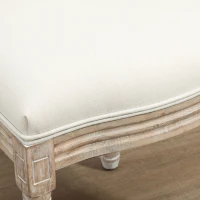 HOMCOM set van 2 eetkamerstoelen 49 cm x 56 cm x 96 cm(m-12)