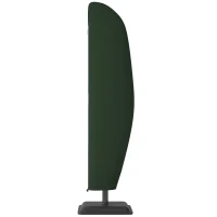 Outsunny Parasol Cover, 600D Oxford Cantilever Umbrella Cover Fit for 2-4m Parasol, Green(m-1)