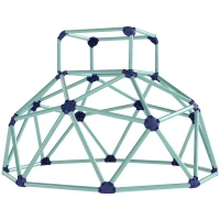 AIYAPLAY Cúpula de escalada Ø182,5cm resistente aos UV, à prova de água cúpula de escalada para crianças até 90 kg, para 3-8 anos plástico Azul(m-6)
