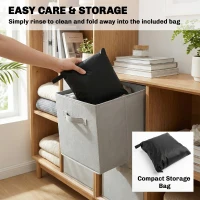 Outsunny Capas para Móveis de Jardim 4 Peças, Impermeáveis, Preto(m-4)