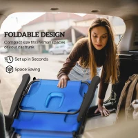 Leżak ogrodowy składany z poduszką i oknem do czytania(m-7)