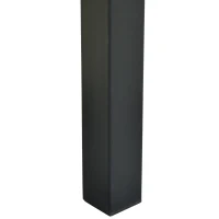 Outsunny 3 Seater Swing Chair 3-in-1 Convertible Garden Swing Seat Bed Gazebo Patio Bench Outdoor with Double Tier Canopy, Cushioned Seat, Mesh Sidewalls, Grey(m-13)