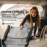 Outsunny Leżak słoneczny Ogrodowe Leżanki Relaksacyjne, składany, odporny na warunki atmosferyczne, 194 cm x 72 cm x 89 cm, Czarny + Ciemnoszary(m-7)