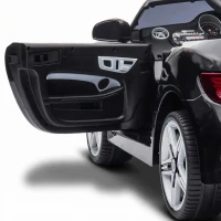 AIYAPLAY Voiture électrique enfants licence Mercedes SLC 300 12V V. Max. 5 Km/h effets sonores lumineux télécommande noir(m-9)
