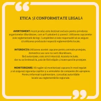 Outsunny Cușcă Capcană pentru Animale Mici cu O Ușă și Mâner, 100x25x28 cm, Verde Închis(m-7)