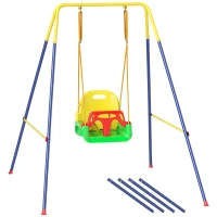 AIYAPLAY Columpio de Jardín para Niños Columpio para Bebés 3 en 1 Verde(m-1)