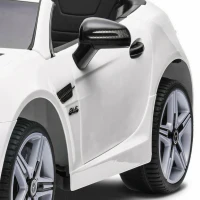 AIYAPLAY Voiture électrique enfants licence Mercedes SLC 300 12V V. Max. 5 Km/h effets sonores lumineux télécommande blanc(m-11)
