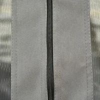 Outsunny 3 Seater Swing Chair 3-in-1 Convertible Garden Swing Seat Bed Gazebo Patio Bench Outdoor with Double Tier Canopy, Cushioned Seat, Mesh Sidewalls, Grey(m-15)