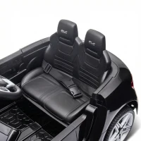 AIYAPLAY Voiture électrique enfants licence Mercedes SLC 300 12V V. Max. 5 Km/h effets sonores lumineux télécommande noir(m-8)