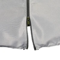 Outsunny 3 x 3(m) Hardtop Gazebo Canopy with Polycarbonate Roof, Aluminium Frame, Permanent Pavilion Garden Gazebo with Netting and Curtains for Patio, Deck, Dark Grey(m-10)