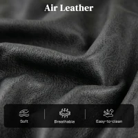 HOMCOM Fotel dla seniorów z funkcją podnoszenia i relaksu, elektryczny fotel z ekoskóry, podwójny silnik, sprężyny kieszeniowe, czarny(m-6)