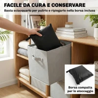 Outsunny Coperture per Mobili da Giardino 4 Pezzi, Impermeabili, Nero(m-8)