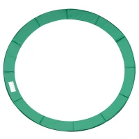 HOMCOM Cubierta de Protección Acolchada para Cama Elástica Borde de Seguridad para Trampolines con Diámetro Ø366 cm Verde(m-1)
