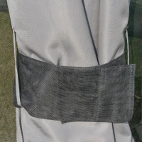 Outsunny 3 x 3(m) Hardtop Gazebo Canopy with Polycarbonate Roof, Aluminium Frame, Permanent Pavilion Garden Gazebo with Netting and Curtains for Patio, Deck, Dark Grey(m-12)