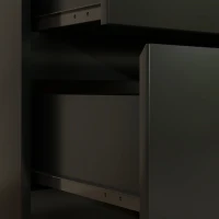 HOMCOM Comò 3 cassetti dal design essenziale, 80x39x73 cm(m-5)