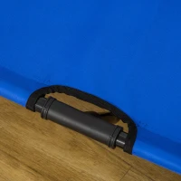 PawHut Cama Elevada para Cães com Tecido Oxford e Estrutura de Metal para Interior e Exterior 92x76x18 cm Azul(m-8)