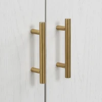 Credenza moderna con 4 ante e ripiani regolabili in altezza, in MDF, 160x40x80,5 cm, Bianco(m-7)