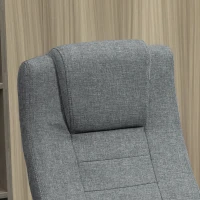 Vinsetto Cadeira de Escritório Presidencial Ergonômica Reclinável e Acolchoada com Altura e Inclinação Ajustáveis 62x76x110-119 cm(m-8)