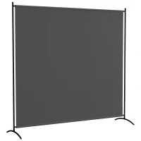 Outsunny Paravento da esterno a pannello singolo UV30+, 180 cm, Grigio scuro(m-1)