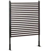 Outsunny Pannello frangivista in metallo modulare, 93x124 cm(m-8)