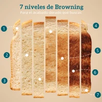 HOMCOM Tostadora 4 Ranuras Anchas 7 Niveles de Tostado Función Descongelar Recalentar y Cancelar Bandeja Extraíble Negro(m-5)